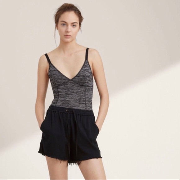 Dark Grey Aritzia Wilfred Free Jasmine Bodysuit - Picture 4 of 6